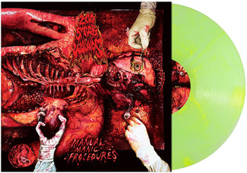 the album cover for 200 Stab Wounds - Manual Manic Procedures [Colored Vinyl] (Grn) (Ylw) (Mrb)