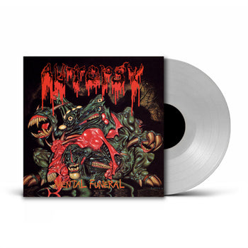 the album cover for Autopsy - Mental Funeral - Clear Vinyl [Clear Vinyl] (Uk)
