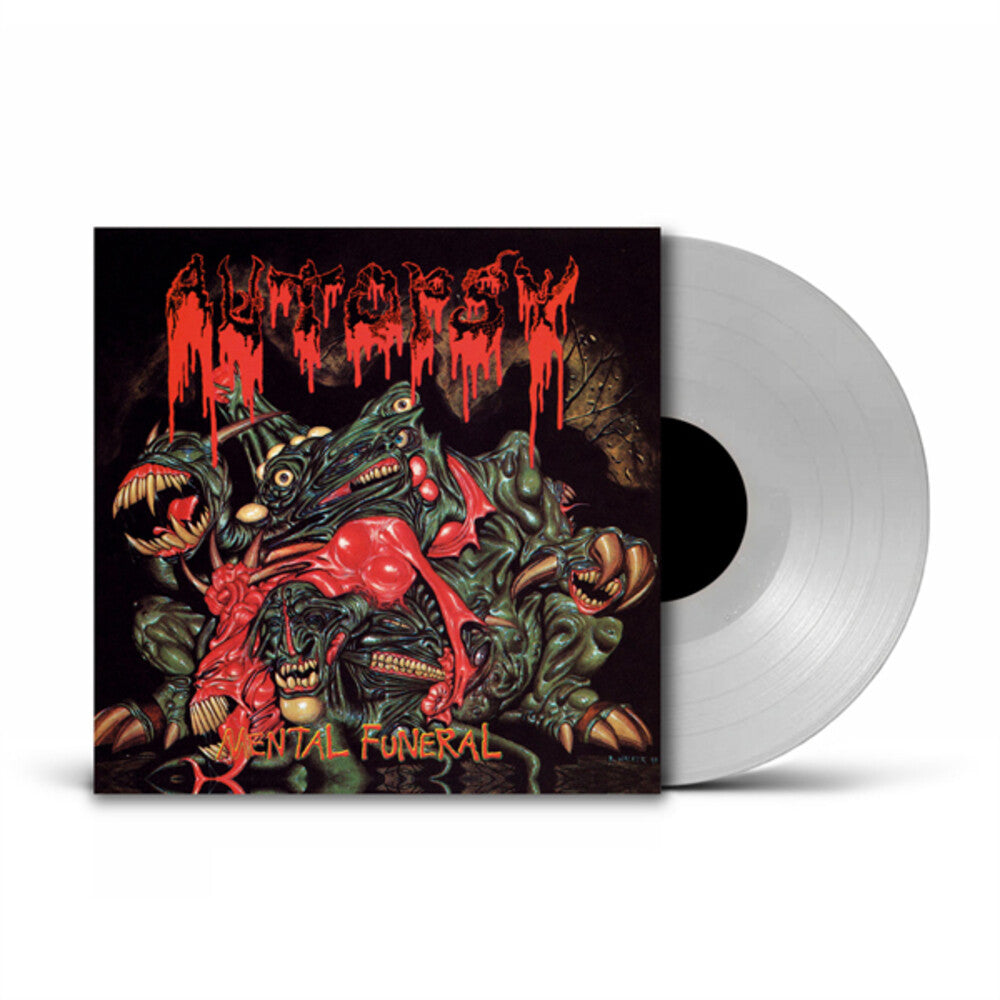 the album cover for Autopsy - Mental Funeral - Clear Vinyl [Clear Vinyl] (Uk)
