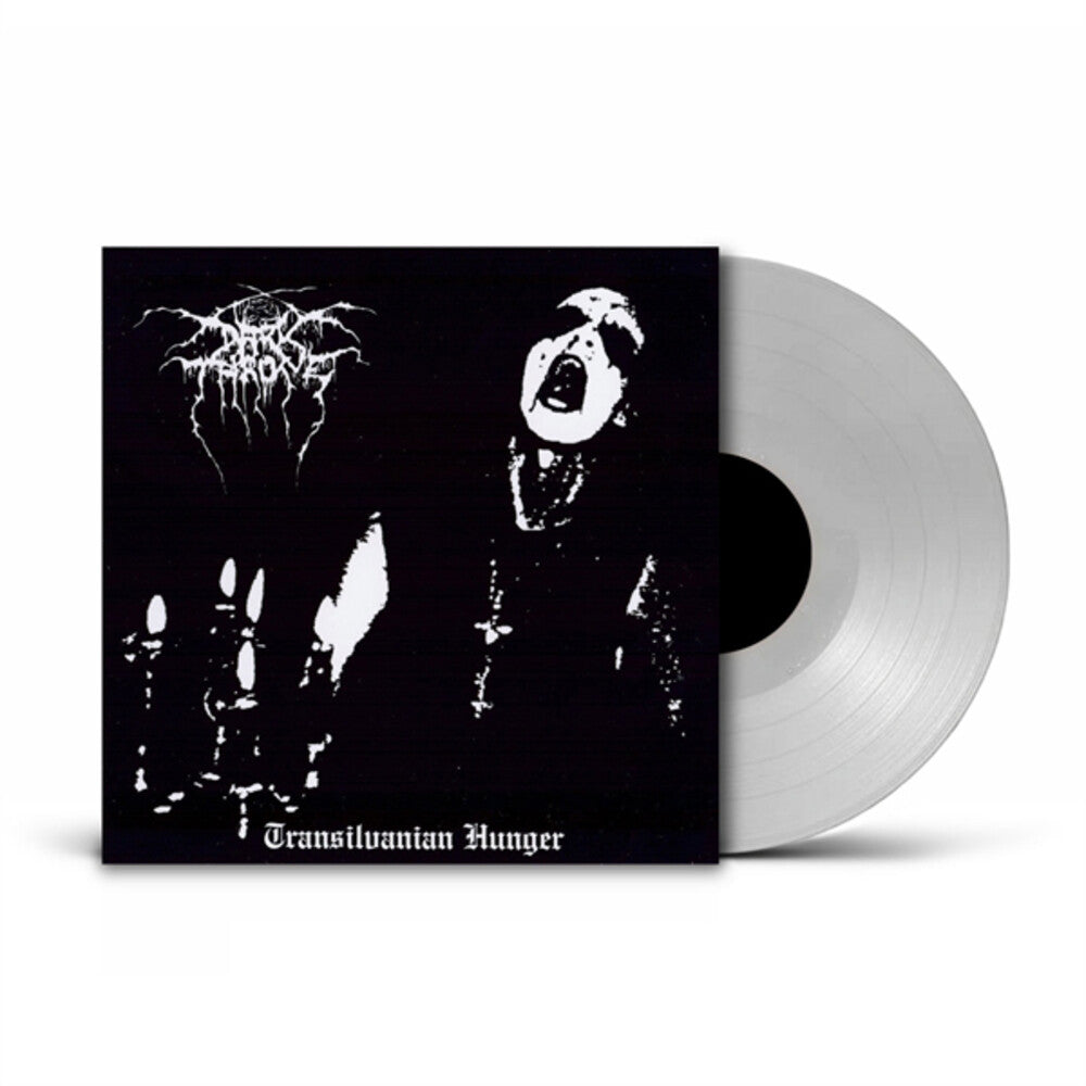 the album cover for Darkthrone - Transilvanian Hunger [Clear - UK]
