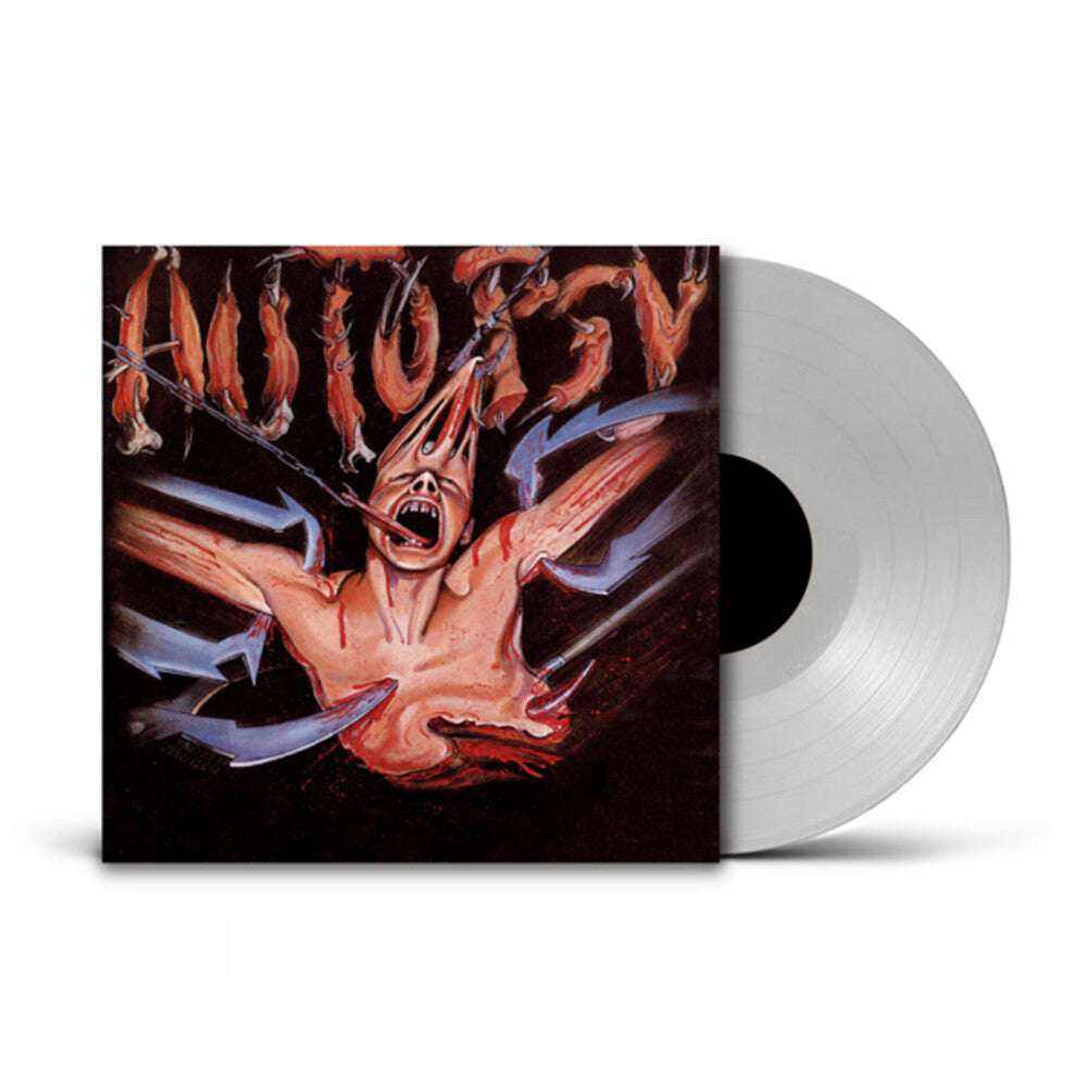 the album cover for Autopsy - Severed Survival - Clear Vinyl [Clear Vinyl] (Uk)