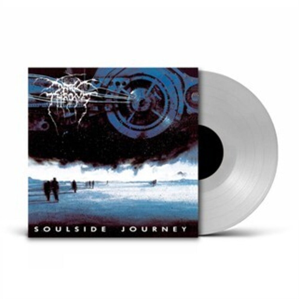 the album cover for Darkthrone - Soulside Journey - Clear Vinyl [Clear Vinyl] (Uk)
