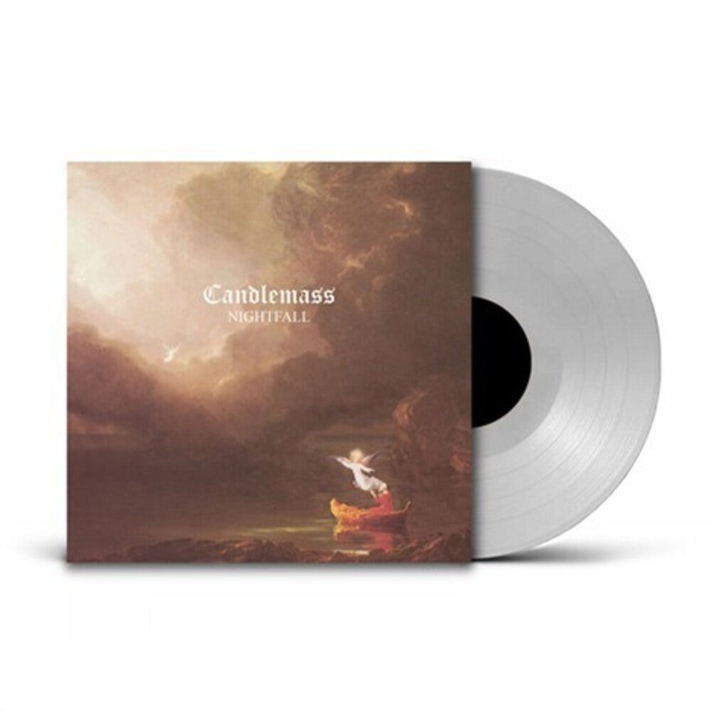 the album cover for Candlemass - Nightfall - UK Exclusive Clear Vinyl