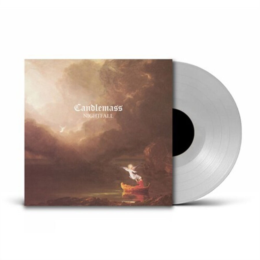 the album cover for Candlemass - Nightfall - UK Exclusive Clear Vinyl