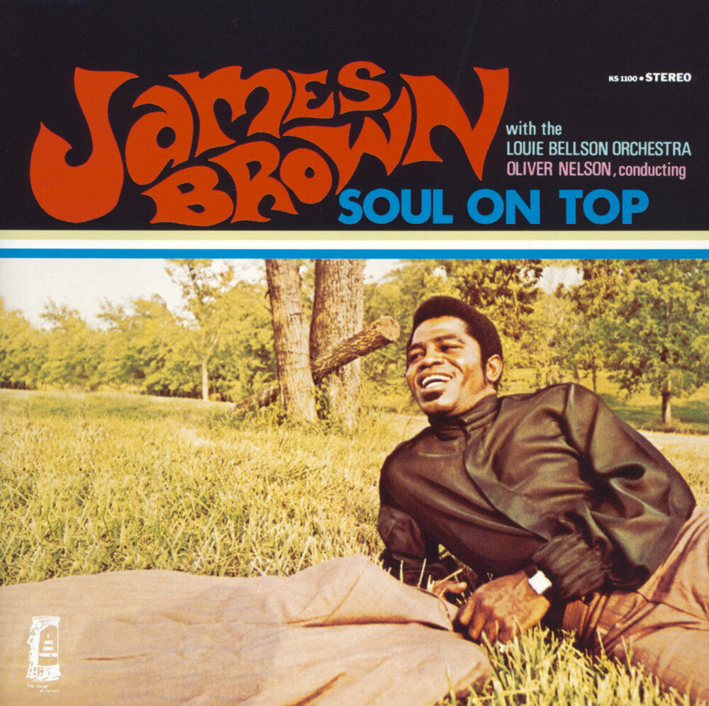 the album cover for James Brown - Soul On Top (Jpn)