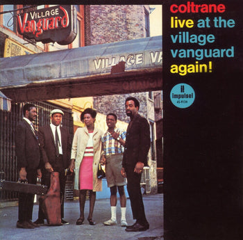 the album cover for John Coltrane - Coltrane Live At The Village Vanguard Again (Hqcd)