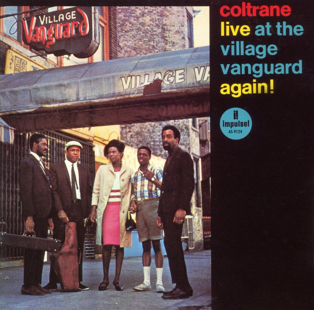 the album cover for John Coltrane - Coltrane Live At The Village Vanguard Again (Hqcd)