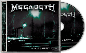 the album cover for Megadeth - Unplugged in Boston