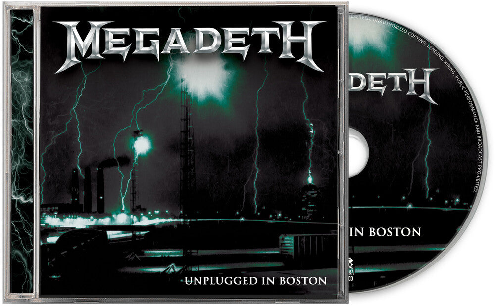 the album cover for Megadeth - Unplugged in Boston