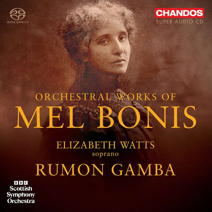 the album cover for Elizabeth Watts - Mel Bonis: Orchestral Works