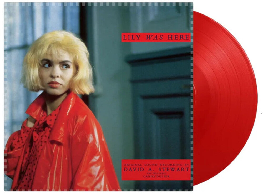 the album cover for David Stewart  A (Colv) (Ltd) (Ogv) (Red) (Hol) - Lily Was Here - O.S.T. [Colored Vinyl] [Limited Edition] [180 Gram] (Red)