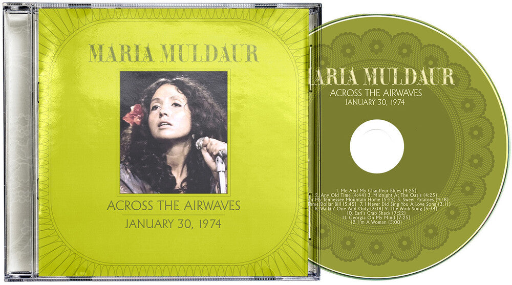 the album cover for Maria Muldaur - Across The Airwaves