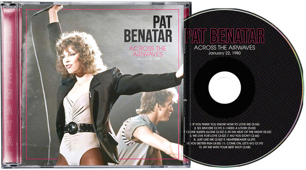 the album cover for Pat Benatar - Across The Airwaves