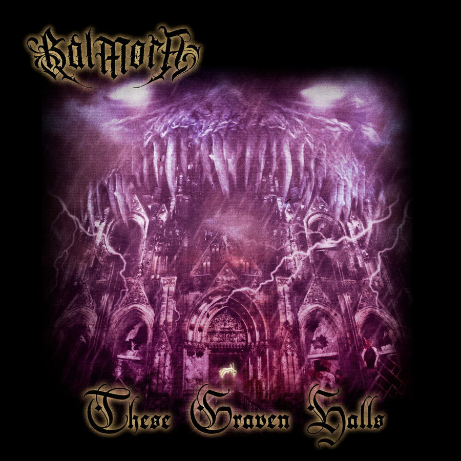 the album cover for Balmora - These Graven Halls