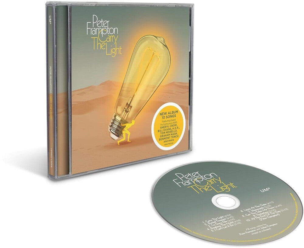 the album cover for Peter Frampton - Carry The Light