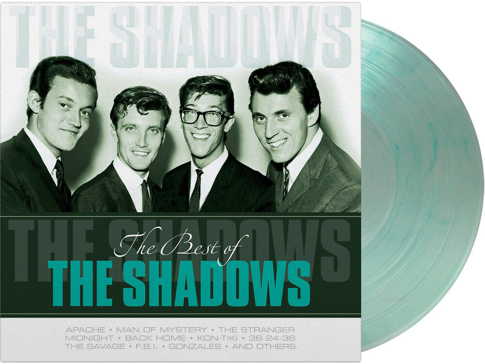 the album cover for Shadows - Best Of - Transparent Green Vinyl