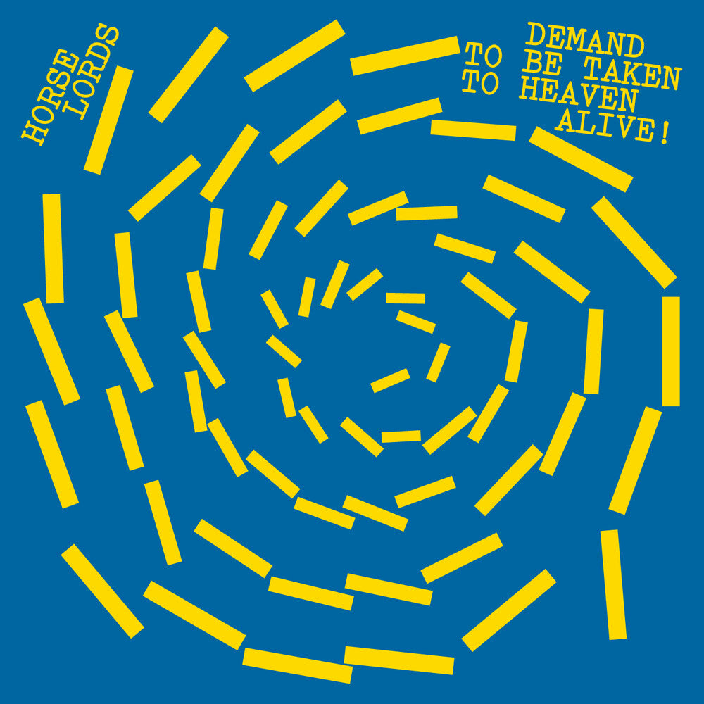the album cover for Horse Lords - Demand To Be Taken To Heaven Alive [Indie Exclusive]