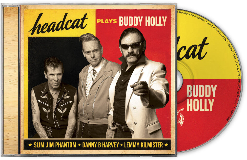 the album cover for The Head Cat - Sings Buddy Holly