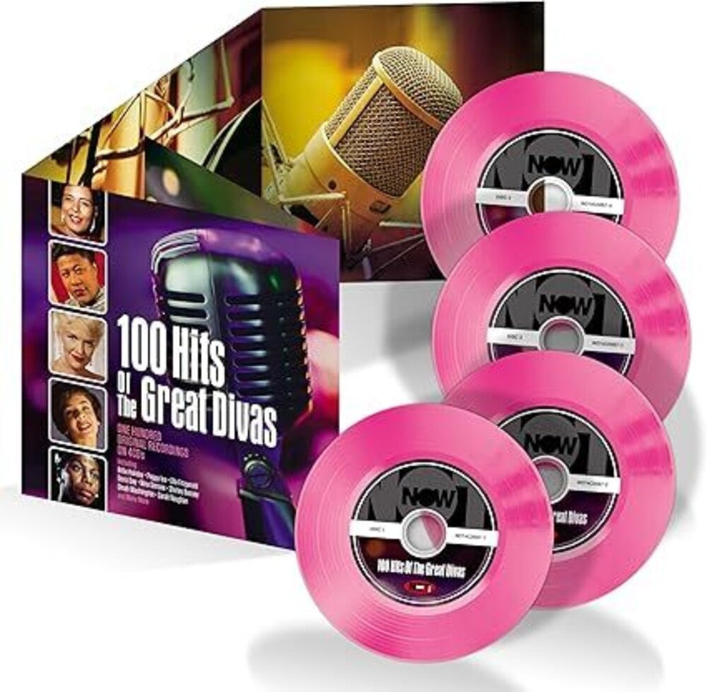 the album cover for 100 Hits Of The Great Divas / Various (Uk) - 100 Hits Of The Great Divas / Various (Uk)