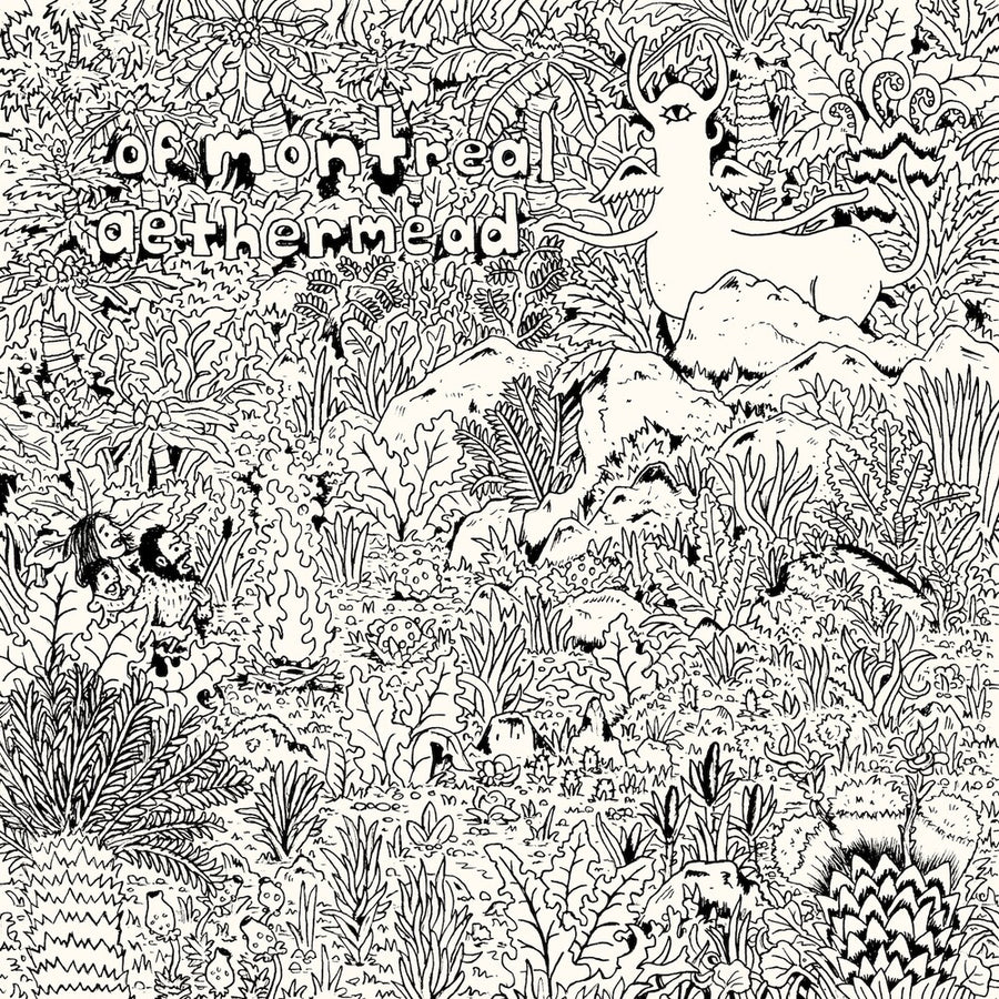 the album cover for Of Montreal - Aethermead [Clear Vinyl]