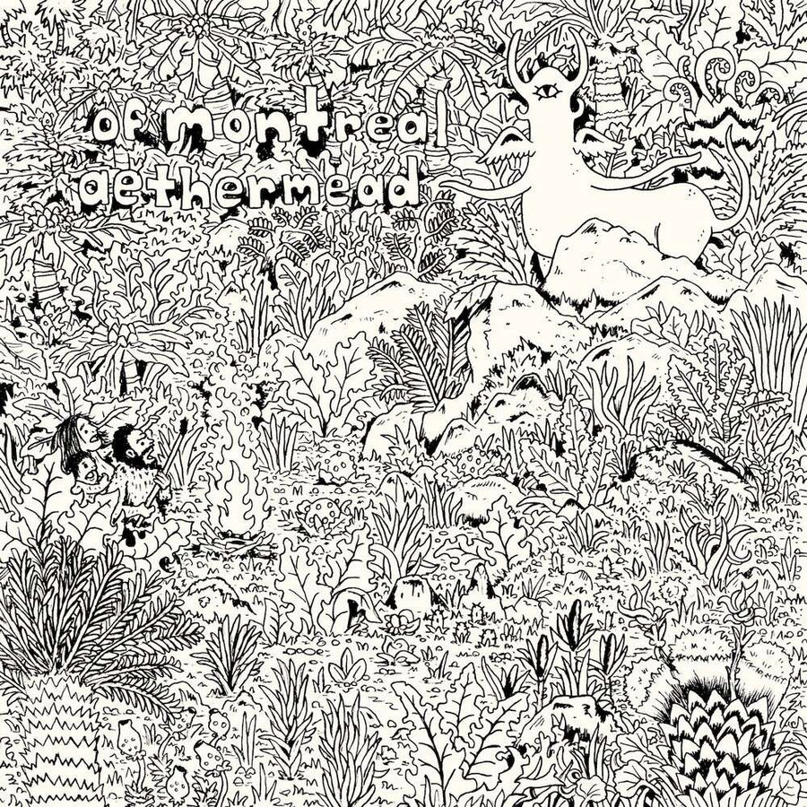 the album cover for Of Montreal - Aethermead