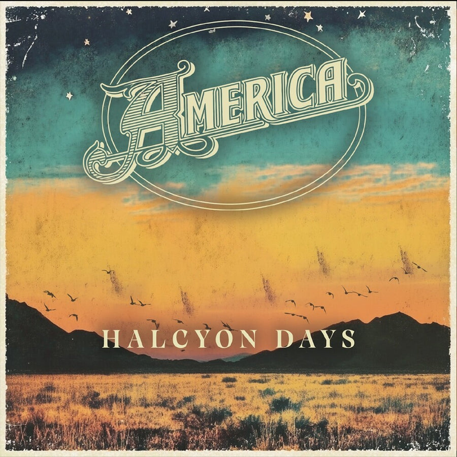 the album cover for America - Halcyon Days
