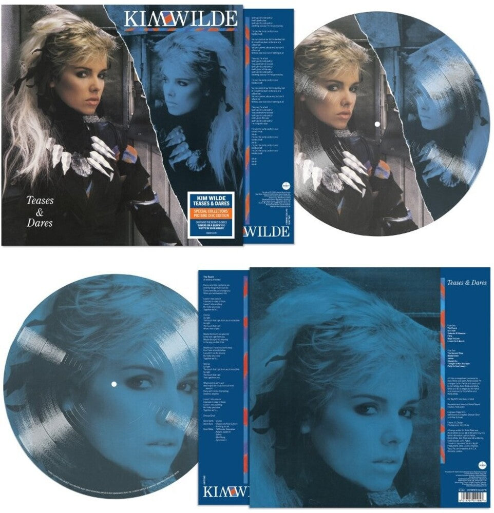 the album cover for Kim Wilde - Teases & Dares [Picture Disc]