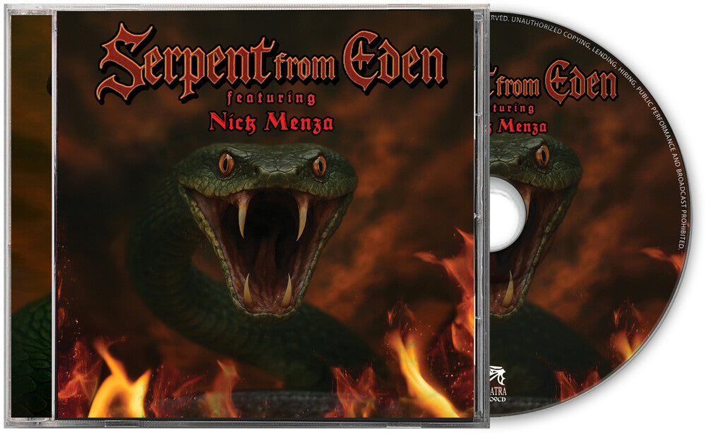 the album cover for Serpent From Eden - Serpent From Eden Feat. Nick Menza