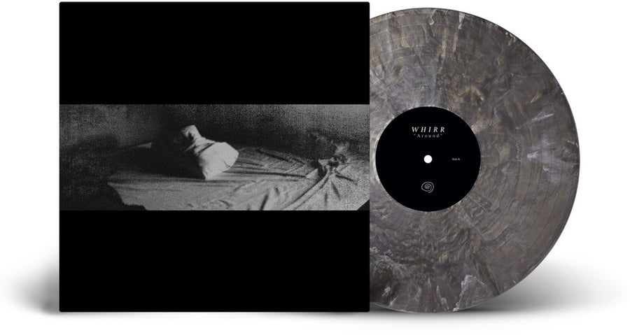 the album cover for Whirr - Around [Black Ice Marbled]