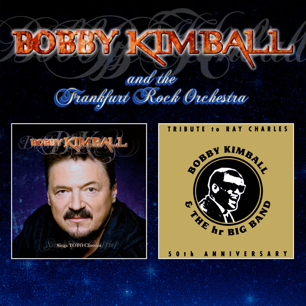 the album cover for Bobby Kimball  & The Frankfurt Rock Orchestra - Sings Toto Classics / Tribute To Ray Charles (Uk)