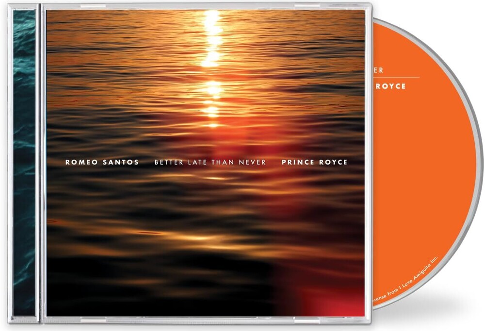the album cover for Romeo Santos & Prince Royce - Better Late Than Never