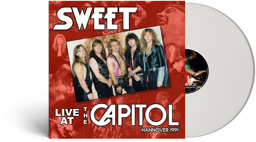 the album cover for Sweet - Live At The Capitol - White [Colored Vinyl] [Limited Edition] (Wht)