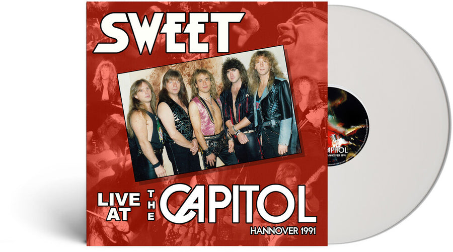 the album cover for Sweet - Live At The Capitol - White [Colored Vinyl] [Limited Edition] (Wht)