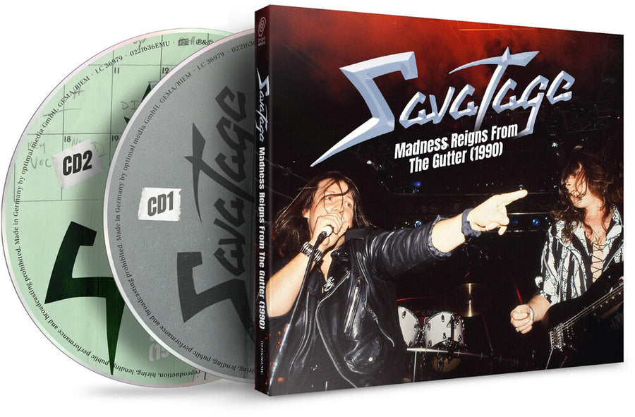 the album cover for Savatage - Madness Reigns From The Gutter (1990)