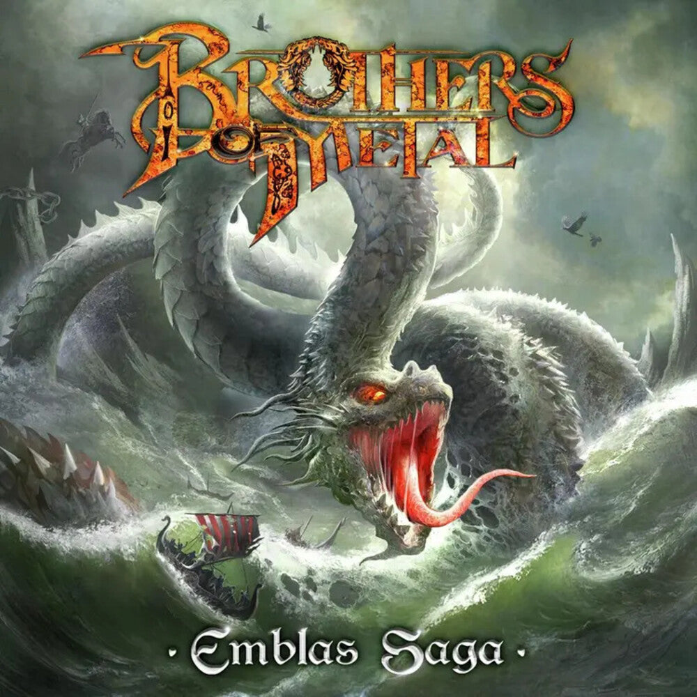the album cover for Brothers of Metal - Emblas Saga (Uk)