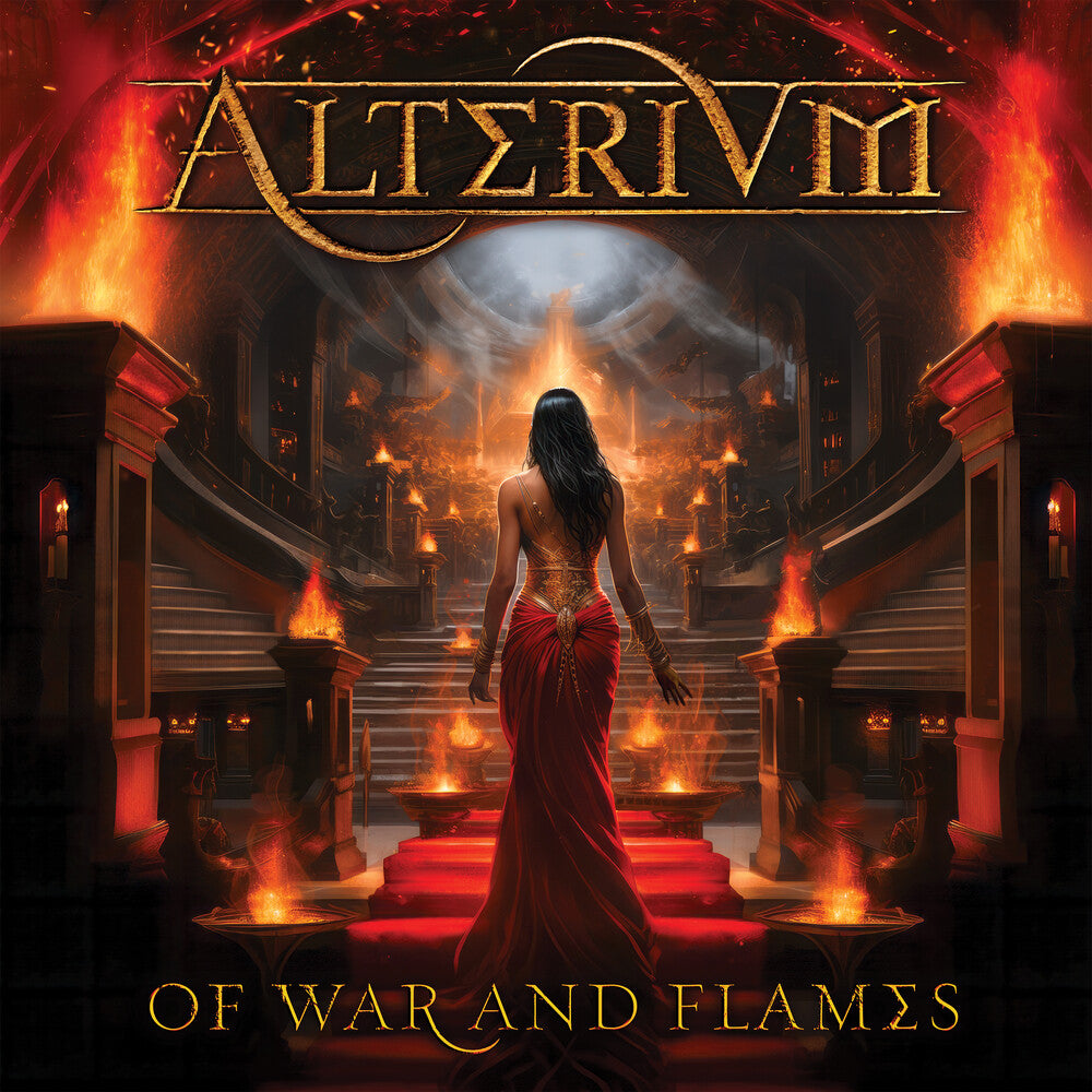 the album cover for Alterium - Of War & Flames [Reissue]