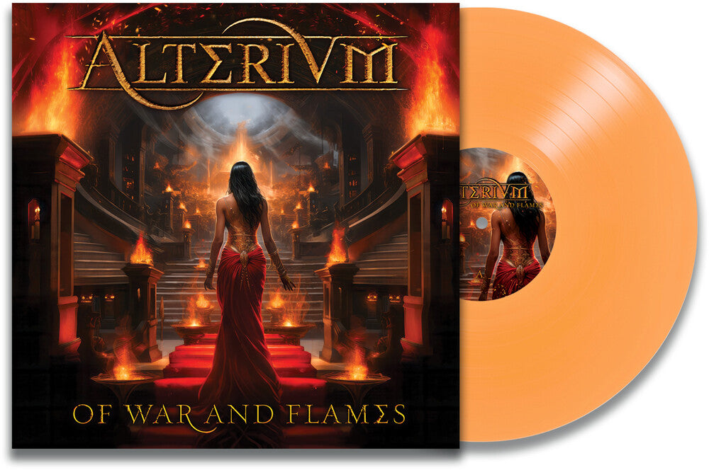 the album cover for Alterium - Of War & Flames (Bonus Tracks) [Clear Vinyl] [Limited Edition] (Org)