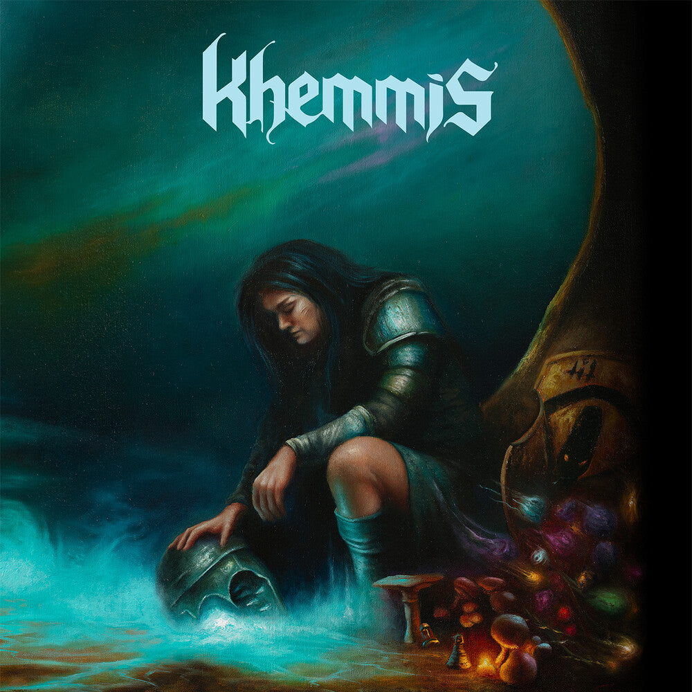 the album cover for Khemmis - Khemmis [Transparent Orange LP Gatefold, 12 pg booklet]