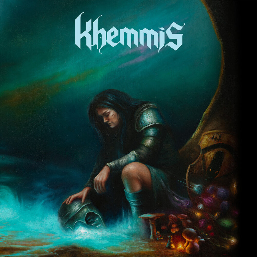 the album cover for Khemmis - Khemmis [Transparent Orange LP Gatefold, 12 pg booklet]