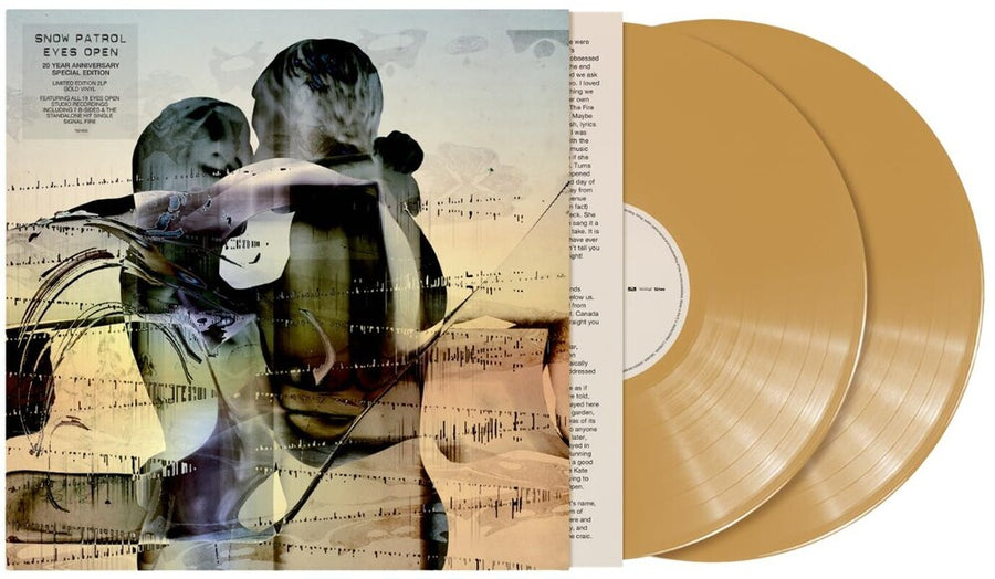 the album cover for Snow Patrol - Eyes Open - 20 Year Anniversary Special Edition [Gold]