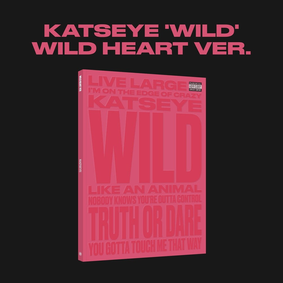 the album cover for KATSEYE - WILD [Wild Heart Ver.]