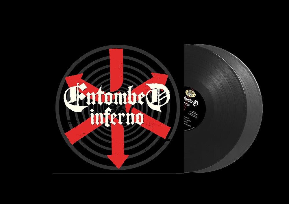 the album cover for Entombed - Inferno - Charcoal (Char) [Colored Vinyl] [Remastered]