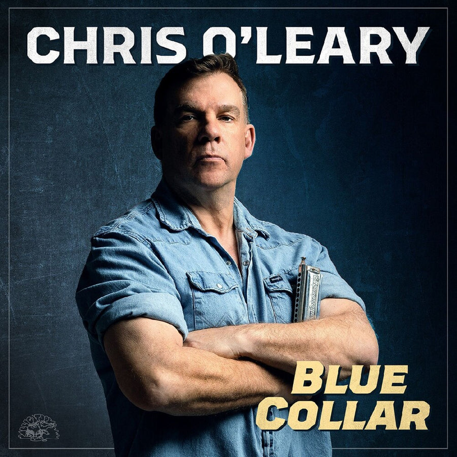 the album cover for Chris O'Leary - Blue Collar