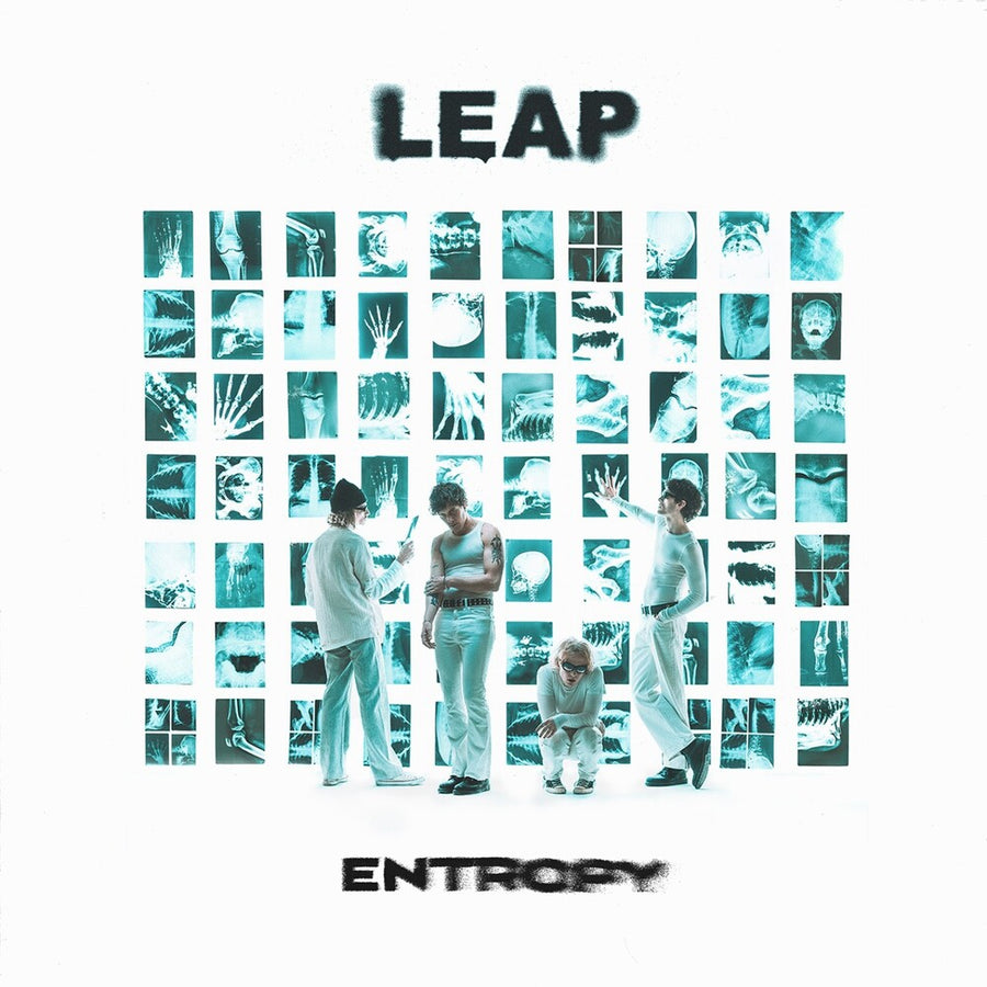 the album cover for Leap - Entropy [White]