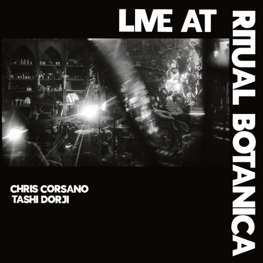 the album cover for Tashi / Corsano - Live At Ritual Botanica
