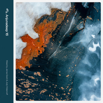 the album cover for James Grant & Jody Wisternoff - Anjunadeep 16 [Blue/Black Marble]