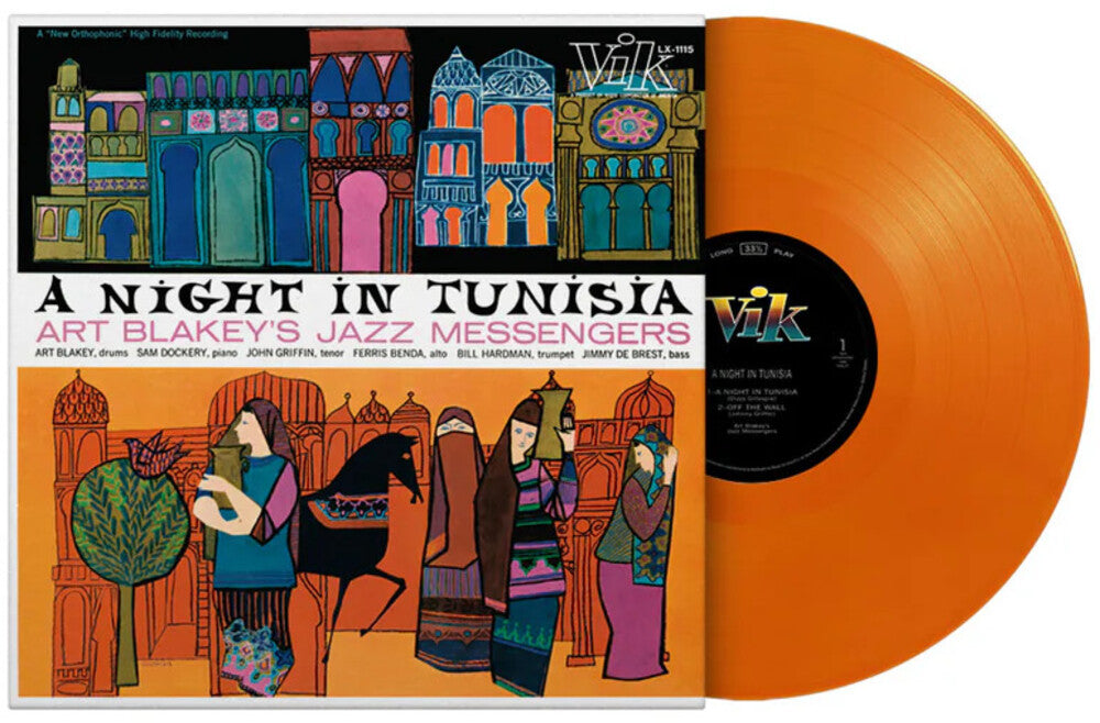 the album cover for Unknown Artist - Night In Tunisia - Limited 180-Gram Orange Colored Vinyl
