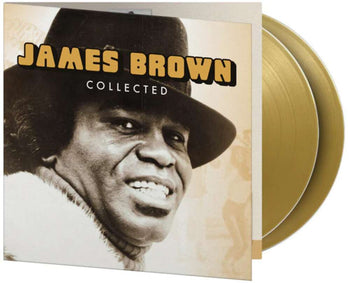 the album cover for James Brown - Collected [Colored Vinyl] (Gate) (Gol) [Limited Edition] [180 Gram] (Hol)