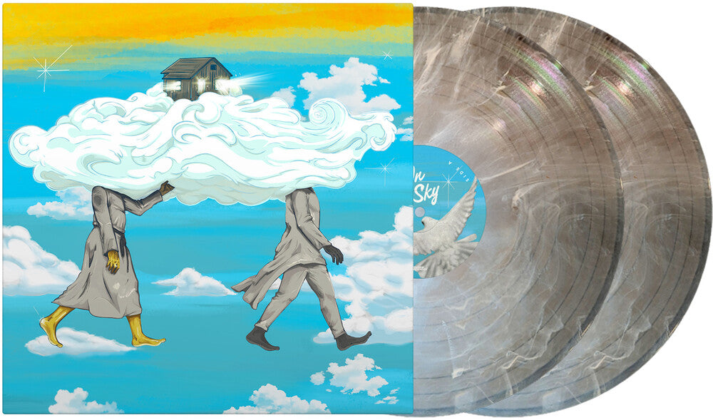 the album cover for De La Soul - Cabin In The Sky [Marvel Legend Has It Series Marble]