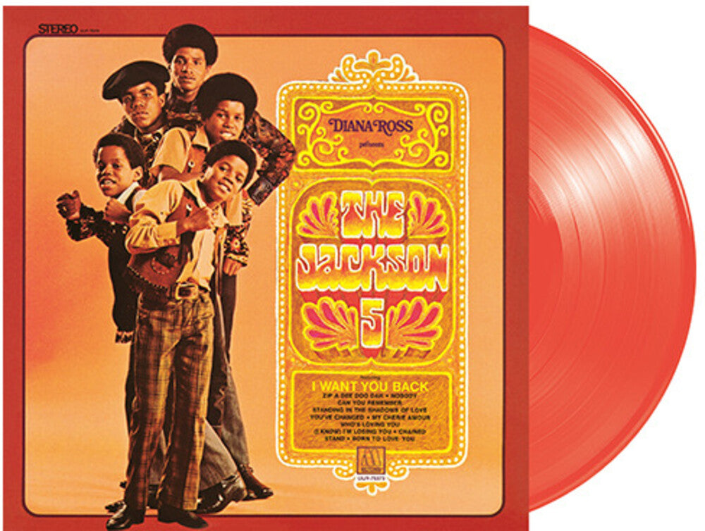 the album cover for Jackson 5 - Diana Ross Presents The Jackson 5 [Colored Vinyl]